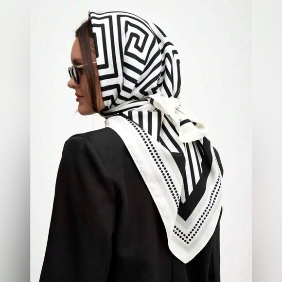 striped scarf S17 - Picture 1 of 8